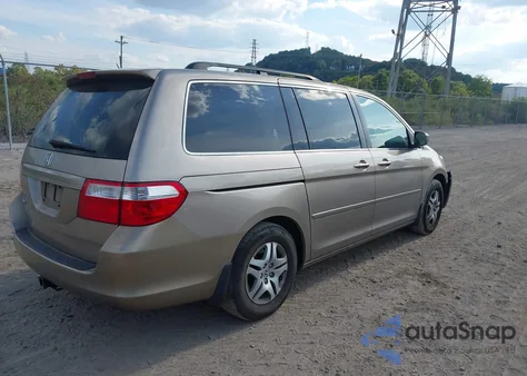 2007 Honda Odyssey Ex-L z USA, uszkodzony, nr VIN 5FNRL387X7B137895